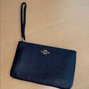 Black Coach Wristlet